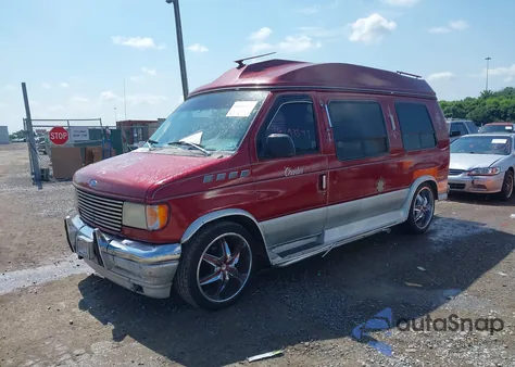 1992 Ford Econoline E150 Van из США, поврежденный, VIN 1FDEE14H3NHB26662